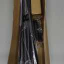 Black Curved Shower Curtain Rod 33-78 Inches Adjustable Splicing Design Need To Drill Shower Rods Curved Round Bowed Rust proof, Premium Stainless Steel Shower Curtain Rod for Bathroom, Bathtub, Stall