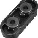 X AUTOHAUX Muffler Exhaust Hanger Insulator 15092802 Bushing Rubber Mount Bracket for Chevy for GMC 1999-2018 Silverado Sierra 1500 2000-2018 15740212 25956663 1pcs