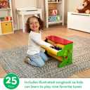 Melissa & Doug Learn-to-Play Piano with 25 Keys and Color-Coded Songbook Toy Piano Kids, Toddler Toys for Ages 3+