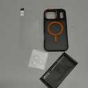 Magnetic 3 in 1 for iPhone 17 Pro Max Case, [Omni-Directional Protection] with 1x Screen Protector + 1x Camera Cover, [Seamless Work with Magsafe] Protective Case for iPhone 17 Pro Max Cosmic Orange