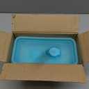 4Pcs 304 Stainless Steel Bento Boxes, 30 oz 2 Compartments Portable Food Storage Containers Snack Boxes with Leakproof Lids, Divided Meal Prep Lunch Box Food Container Dishwasher Safe (4 PCS-Ocean Blue)