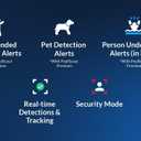 Pro Security Camera & Alarm Unit - Pool Security Alarm System for Preventing Drowning of Toddlers & Pets in Your Swimming Pool (12 Month Premium Subscription Included)