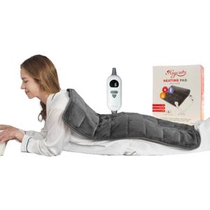 Weighted XL Heating Pad 33" x 17" for Back, Neck & Shoulder Pain Relief, Electric Heating Pad for Lower Back & Period Cramps, 6 Heat Settings, 4 Auto-Off Timers, Gifts for Women and Men