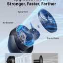 DREO Fan for Bedroom, Table Air Circulator for Whole Room, 11 Inch, 60ft Strong Airflow, 120 adjustable tilt, 20db Low Noise, Quiet, 3 Speeds, 2025 New Desk Fan for Office, Kitchen, Home