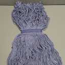 3 Pack Mop Head Replacements,General Cleaning Mop Heavy Duty Commercial and Industrial Replacement Mop Head, Wet Industrial Blue Cotton Looped End String Head Refills Head (Blue)