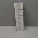 5 x Universal Sink Stopper with Hair Catcher, Faster Drainage, Bathroom Sink Drain Strainer in Brass, Pop Up Drain Cover, Basin Plug for 1.04~1.97 Inch Drain Hole