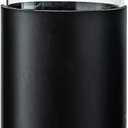 21oz Borosilicate Glass Water Bottles with Silicone Non-Slip Sleeve & Leak-Proof Lid-Reusable Drink Bottle for Office,Travel,Gym,Hiking-BPA Free,Ideal Gift for Home,Car &Fitness (Black)