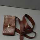 Renaissance Belt Pouch Waist Bag Fanny Pack, Steampunk Phone Holder Medieval Leather Skirt Hike Costume Accessories