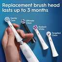 Oral-B Rechargeable Electric Toothbrush, iO2 Starter Kit, 3 Cleaning Modes, Automatic Pressure Sensor to Protect Gums, 2 Brush Heads, Pure White