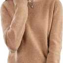 Cashmere Sweaters for Women, Medium, Caramel 