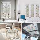 Ranzdn Window Privacy Film, Stained Glass Static Cling, 35.4" x 157.4"