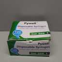 100 Pack 3ml Syringes with Needle, 22 Ga 1.0 inch Needle Luer Lock Syringe, Individually Sealed Wrapped, for Scientific Labs, Measuring Liquid, Feeding Small Animals, Dispensing, Applicator, Watering.