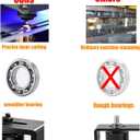 3" Gate Roller Guide with L-Bracket, Universal Adjustable Gate Guide Roller,Sliding Gate Rollers,Heavy Duty Sliding Gate Kit for Door Hardware and Sliding Gates