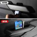 Door Handle Storage Organizer Compatible with 2021-2025 Ford Bronco, Front and Rear Door Grab Handle Pockets Box Insert Tray Interior Accessories