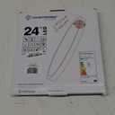 12 Inch LED Ceiling Light Fixture Flush Mount, ABS Mat., 6000K Cool White, 24W Flat Modern Round Closet Lighting Fixtures, 3200LM Low Profile Circle Ceiling Lamp for Bedroom etc.