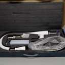 Kitchen Faucet with Soap Dispenser and Pull Down Sprayer - Stainless Steel Single Handle Kitchen Sink Faucet, 1 or 3 Hole Design for Modern Farmhouse Kitchens, Rv, and Bar Sinks(White)