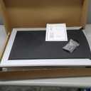 All Aluminum Dog Door with 2 Magnetic Flaps & 1 Replacement Flap, Heavy Duty Large Doggy Door for Exterior Doors, Doggie Door wtih 2 Closing Panels, Dual Aluminum Locks, for Pets Up to 110 Lb