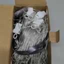 Ollny Curtain Lights 600LED 19.7ft x 9.8ft, IP67 Waterproof Outdoor Curtain Rice Lights with Remote, Plug-in Untangle Rice Curtain Light with 8 Modes 3 Timers for Wall Backdrop Decor(Warm White)