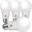Energetic Light Bulbs 75 Watt, 1200LM Super Brightness, Daylight 5000K, E26 Standard Base, Non-Dimmable A19 LED Light Bulb, UL Listed, 4 Pack