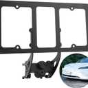 License Plate Holder for Tesla Model 3 2024 Highland Refresh, Lockable Front License Plate Mount Kit with Anti-Theft Features, No Adhesives License Frame