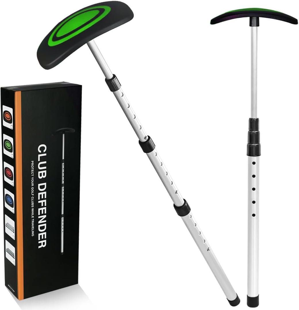 Golf Travel Bag Support System, Golf Club Travel Protection Kit (Fluorescent Green)
