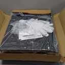 3 Piece Fireplace Tray Ash Pan,Adjustable Fireplace Tray for Up to 38" Fireplace Grates,Expandable Fireplace Ash Pan for Ash Collection,Large Trapezoid Stainless Steel,Fireplace Removable Ash Tray (Black)