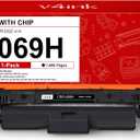 v4ink 069H 069 Black Toner Cartridge Compatible Replacement for Canon 069H 069 High Capacity Works for Canon Color imageCLASS MF750C LBP670C Series LBP674Cdw MF753Cdw MF754Cdw Printer 1-Pack Black