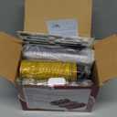 Mini Loaf Pans with Lids and Spoons (100 Pack, Black-gold, 6.8oz) Rectangular Aluminum Foil Baking Pans