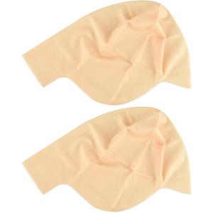 1/2/3/4 Pcs Bald Cap for Halloween Costumes Makeup Latex Bald Wig Caps for Adults Women Halloween Party Cosplay
