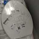 KOHLER 20110-0 Brevia, Slow Close Toilet Seat, Elongated Toilet Seat, Grip-Tight Bumpers Quick-Attach Hardware, White