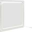 FixtureDisplays 12 X 12" Square Sign Light with LED Logo Block Signage Blank Panel, Ready for Customization Lighting Solution, Stand-Off Hardware 10195-With Hole-NPF