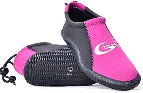 Dive Boots Men - 3MM Neoprene Wetsuit Scuba Diving Booties Fin Booties Quick-Dry Anti-Slip Water Sports Boot for Adult Women (Womens' US 6, Pink)
