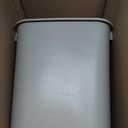 Rubbermaid Commercial Products Receptacle Wastebasket, 3.25-Gallon/12-Quart, Beige, Plastic, Garbage Can for Home/Office, Fits Under Desk/Sink/Cabinet