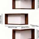 Smart Corner Shelves that Light up Your Space, Set of 3 Corner Floating Storage Shelves,Wooden Wall-Mounted Corner Shelf Display Rack, Space-Saving (Set of 3(LED Light not Included))