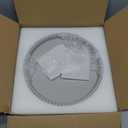 Coffee Table Tray, Home Decor Round Tray, Concrete Gray Coffee Table Decor Trays, Serving Decorative Trays for Dining Table