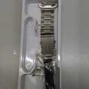 GOLDTOLUCK No Gap Stainless Steel Band Compatible with Samsung Galaxy Watch 8 7 6 5 4 Classic FE Pro Ultra 40mm 44mm 46mm 43mm 47mm 45mm 42mm Replacement Men Women Milanese Metal Elegant Casual (Silver)