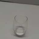 Stemless Wine Glasses Set of 12, 15 Ounce Smooth Rim Standard Wine Glass Tumbler for Red, White Wine, Dishwasher Safe