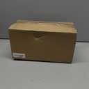Toovip 100 Pack 5.25x3.25x8.25 Inch Small Plain Brown Kraft Paper Bags with Handles Bulk, Gift Bags for Favor Grocery Retail Party Birthday Shopping Business Goody Craft Merchandise Take Out Sacks