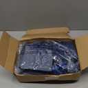 Qilery 50 Pcs Wedding Paper Gift Bags Bulk with Tissue Paper Small Gift Bags with Handle and Tags for Birthday Wedding Mothers' Day Party Business(Navy Blue,4.7 x 2.4 x 3.9'')