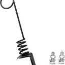 Bolt on Hose Hanger Hydraulic Hose Hanger for Tractor 1 Pack - Black