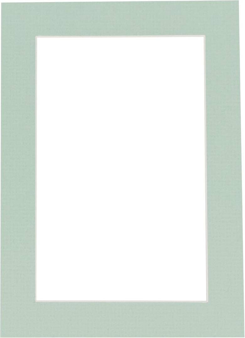 8x10 Mat for 11x14 Frame - Precut Mat Board Acid-Free Honeydew Green 8x10 Photo Matte For a 11x14 Picture Frame, Premium Matboard for Family Photos, Show Kits, Art, Picture Framing, Pack of 1 Mat