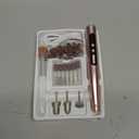 Cordless Nail Drill 35000RPM, Portable Electric Nail File for Acrylic Gel Nails, Professional Manicure Pedicure Kit, Rechargeable Pedicure Tools for feet with LCD Display, Low Noise Low Vibration (Rose Gold)