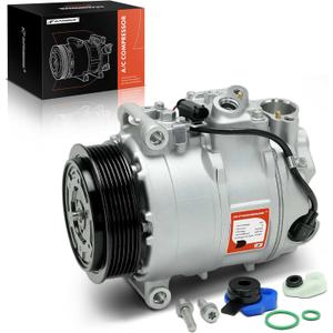 A-Premium Air Conditioner AC Compressor with Clutch Compatible with Mercedes-Benz C-Class C230 C320, CLK-Class CLK320 CLK350, E-Class E300 E350, G-Class G500 G550, S-Class & More