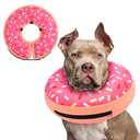 Supet Inflatable Dog Cone Collar Alternative After Surgery, Dog Neck Donut Collar Recovery E Collar for Neuter, Soft Pet Cone for Dogs XXL