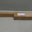 Ivilon Drapery Treatment Window Curtain Rod - Acrylic Ball 1 inch Pole. 28 to 48 Inch. Warm Gold