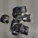 YANTAISIYU 12 Pcs Thicker Black Invisible Elastic Edge Mesh Wig Net, Reusable Hair Net for Women Hair Bun Food Service Ballet (20 Inch)