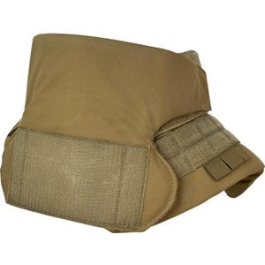 Tactical Neck Protective Accessory - Hook and Loop Equipment MOLLE System Airsoft Paintball Guard Soft Pad Insert (CB)