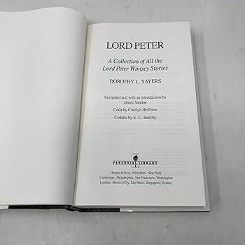 Lord Peter: A Collection of All the Lord Peter Wimsey Stories Hardcover – January 1, 1987