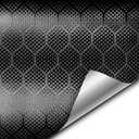 V2 Hex Carbon Black Vinyl Car Wrap (3ft x 5ft)