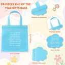 Coume 24 Sets End of The Year Gifts Bags for Students Bulk Inspirational Rainbows Party Favor Bag for Primary School Student Sunday School Gift Classroom Prize Kindergarten Preschool (Classic)